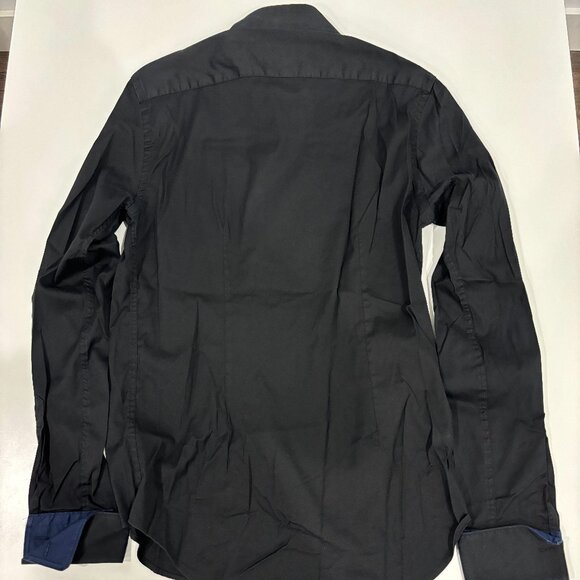 Zara Men's Black Slim Fit Dress Shirt | Size Small - Picture 2 of 2